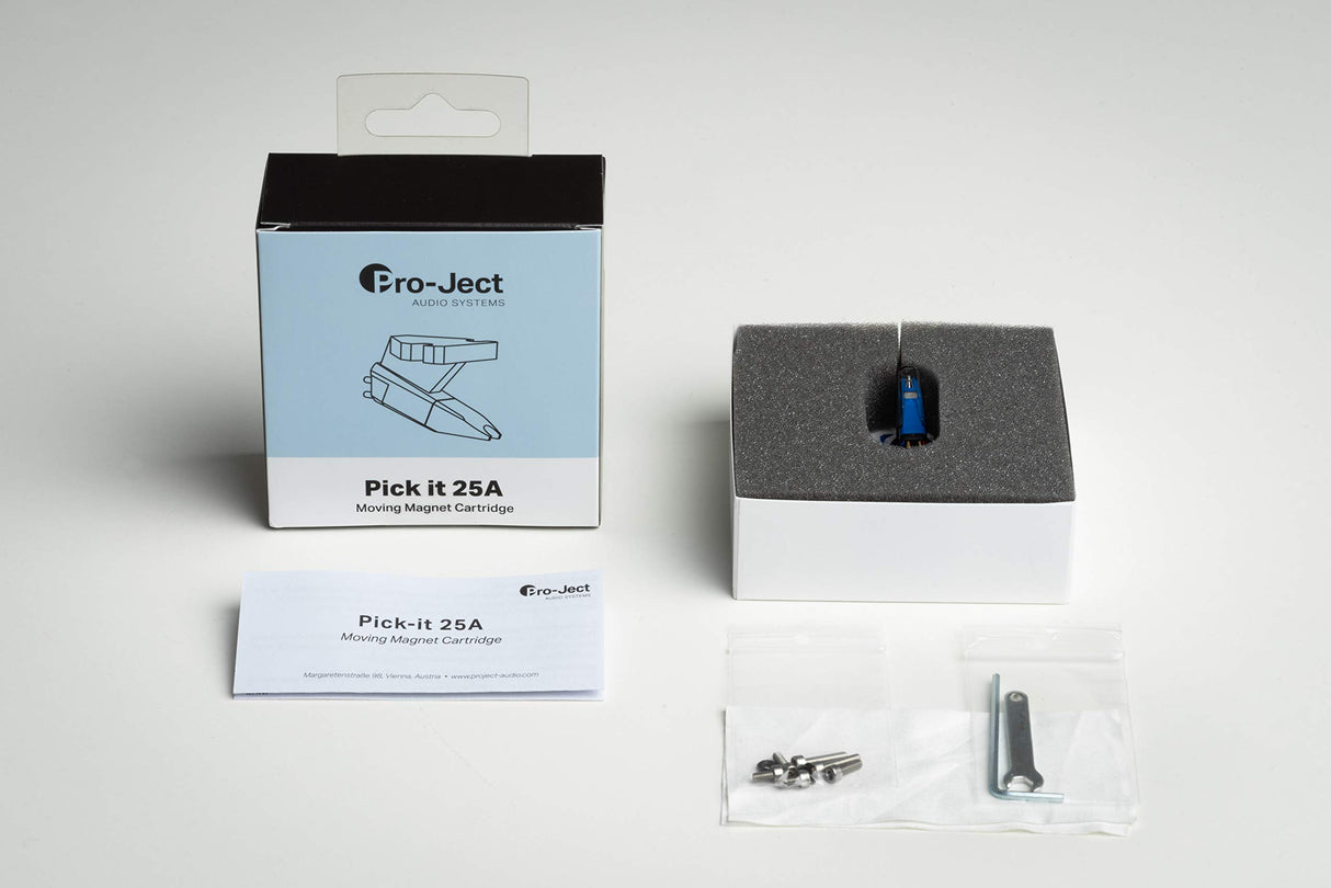 Pro-Ject Audio Systems Pick it 25 A, Sistema de Pastillas MM con bobinas Plateadas para una reproducción nítida