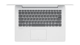 Lenovo Ideapad 320S-14IKB - Ordenador portátil de 14" HD (Intel Pentium 4415U, 4 GB de RAM, SSD de 128 GB, Intel HD Graphics 610, Windows 10 Home) Blanco Nieve - Teclado QWERTY español