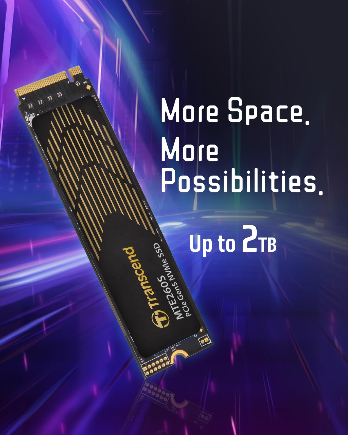 Transcend NVMe PCIe Gen5 x4 MTE260SM.2 SSD Solid State Drive TS2TMTE260S