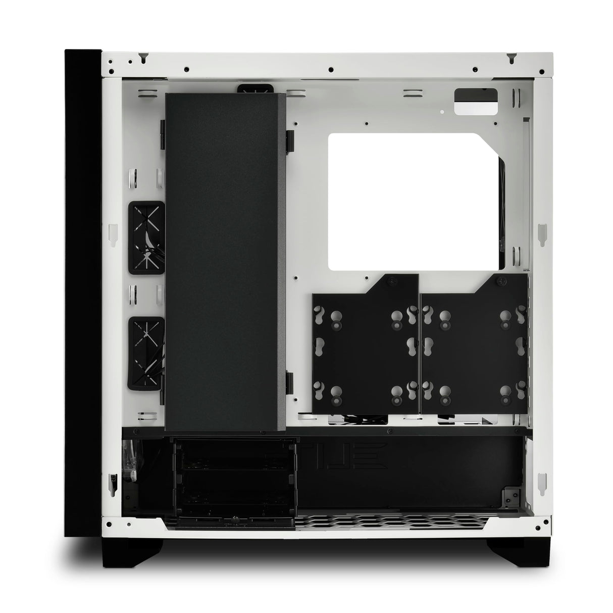 Sharkoon Elite Shark CA300T - Caja de Ordenador, PC Gaming, Torre E-ATX, Blanco