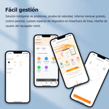 Tenda Nova MX21 Pro (2-Pack) AXE5700 Mesh Wi-Fi 6E Sistema, Tribanda Mesh Wi-Fi Cobertura de hasta 240㎡, 6 Puertos Gigabit, 70 Dispositivos Conectados, Informe Mensual, Fácil Configuración