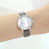 Olivia Burton Reloj Analógico de Cuarzo para Mujer Colección Snow Globe con Correa de Cuero Vegano Gris - OB16SG10