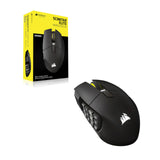 CORSAIR SCIMITAR ELITE WIRELESS SE MMO Ratón para Juegos – 33,000 DPI, 16 Botones Programables, Key Slider Ajustable, Elgato Virtual Stream Deck, 1K Hyper-Polling - PC, PS5, PS4, Xbox, Mac – Gunmetal