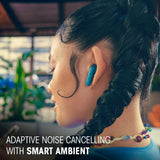 JBL Tune Beam Ghost 2, auriculares inalámbricos con cancelación de ruido y Bluetooth, hasta 48 hrs de autonomía, IP54 resistentes al agua y al polvo, diseño ergonómico, Purple Ghost