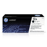 HP 12A Q2612A, Negro, Cartucho Tóner Original, de 2.000 páginas, para impresoras HP LaserJet Serie 1000, 3000, 1022N, 1022NW, 3050, 3052, 3055, 1018, M1005mfp, 1028, M1319 MFP y 108se