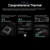 GIGABYTE Placa Base X870 AORUS Elite WIFI7 - Compatible con CPUs AMD Ryzen 9000, VRM de 16+2+2 Fases, hasta 8000MHz DDR5 (OC), 3xPCIe 5.0, Wi-Fi 7, LAN 2.5GbE, USB 4