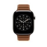 Apple Watch Band - Correa de eslabones magnética - 46 mm - Caramelo - Talla S/M