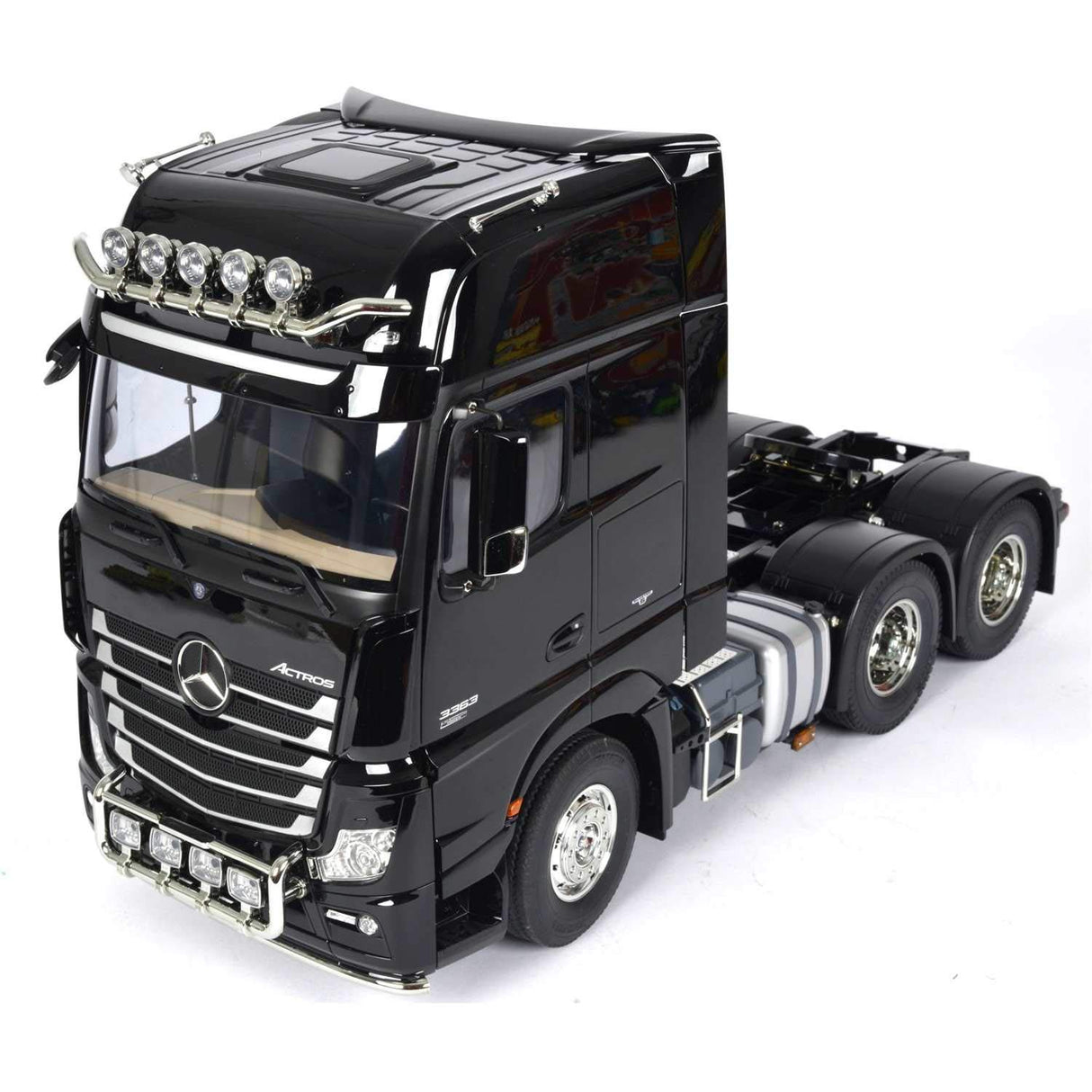 TAMIYA 300056348 1:14 RC MB ACTROS 3363 Giga SP. 6x4, Negro