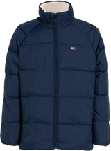 Tommy Jeans Cazadora Acolchada Hombre Cálida, Azul (Dark Night Navy), S