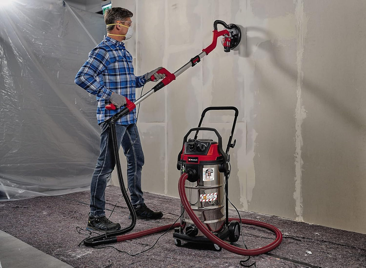 Einhell Aspirador en seco y húmedo TE-VC 2240 SACL (1500 W, 225 mbar, filtro de pliegues HEPA incl. sistema de limpieza de filtro, 40 l, clase de protección frente al polvo L, enchufe automático)