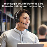Jabra Evolve2 30 SE - Auriculares con Cable para micrófono con cancelación de Ruido, cancelación de Ruido