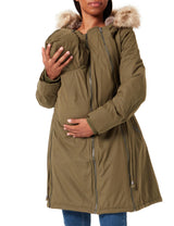 MAMA.LICIOUS Chaqueta Acolchada Mlamy 3 en 1, Verde, M para Mujer