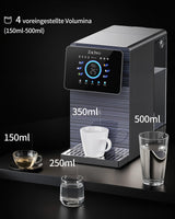 ZACHVO Sistema de ósmosis para agua potable, 10 niveles de temperatura, filtro de agua de ósmosis, filtro de agua potable, depósito de agua de 7 litros