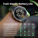Amazfit Cheetah 2 Ultra Reloj Inteligente GPS 47mm, Cristal Zafiro, Caja Titanio, Batería 30 días, Linterna, Almacenamiento 64 GB, NFC, Mapas,+180 deportes y HYROX, Smartwatch para Android e iPhone