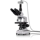Bresser 5723100 Researcher Trino 40-1000x Microscopio, Negro/ Blanco