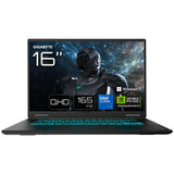 GIGABYTE Gaming A16 Pro Portátil - 16“, 165Hz QHD, Intel Core 7 240H, NVIDIA RTX 5070 Ti, 32GB LPDDR5X 5600MHz, SSD Gen4 de 1TB, Windows 11 Home, Garantía de 2 años, Dolby Atmos, A16 Pro DXHG4ESCC4SH