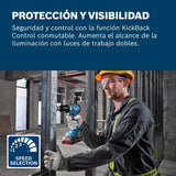 Bosch Professional 18V System atornillador a batería GSR 18V-65 (motor Brushless sin escobillas, 2 baterías GBA 18V 2.0Ah, cargador GAL 18V-20, L-Case)