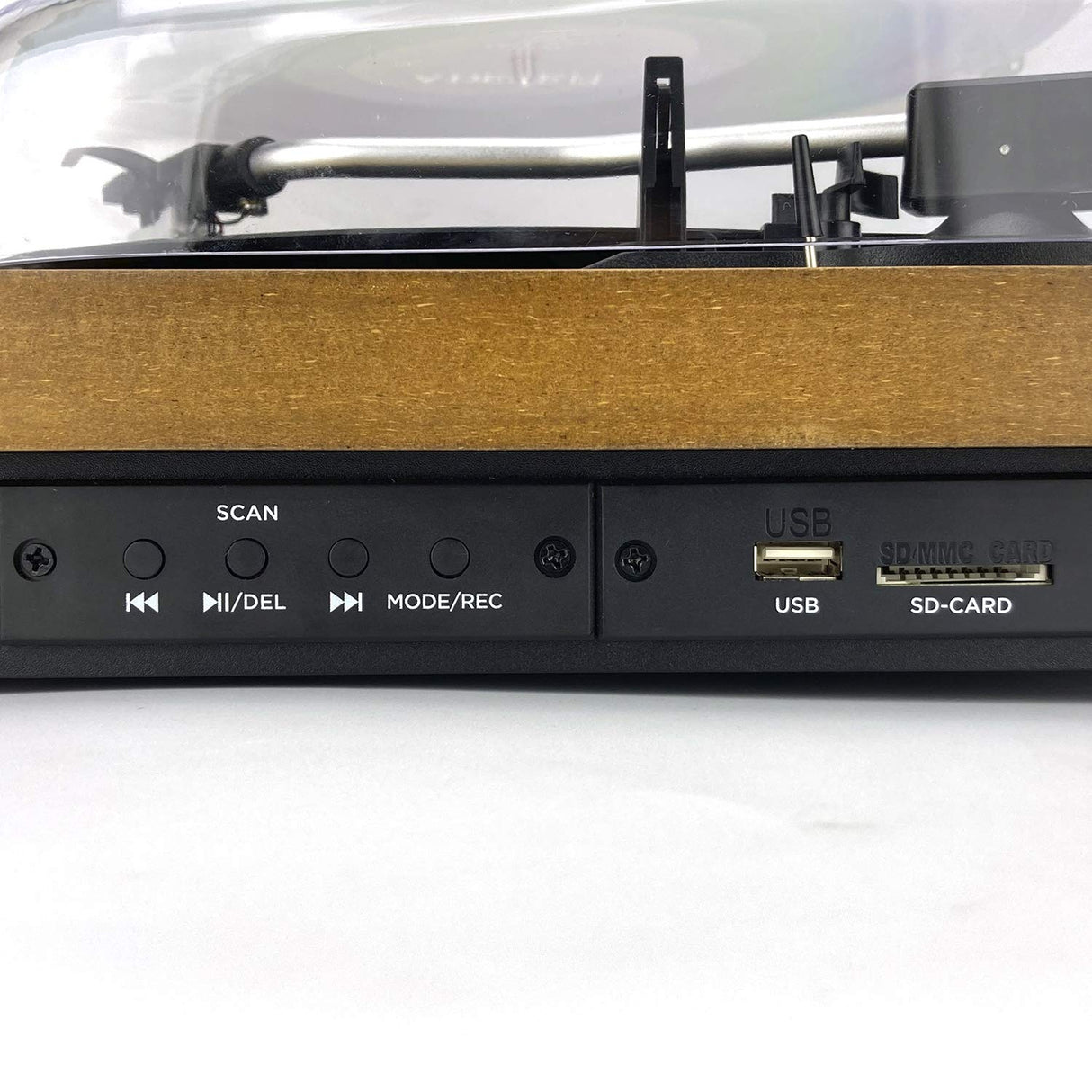 AIWA GBTUR-120WDMKII: Tocadiscos de Madera, Bluetooth, 3 velocidades, radio FM, SD y USB