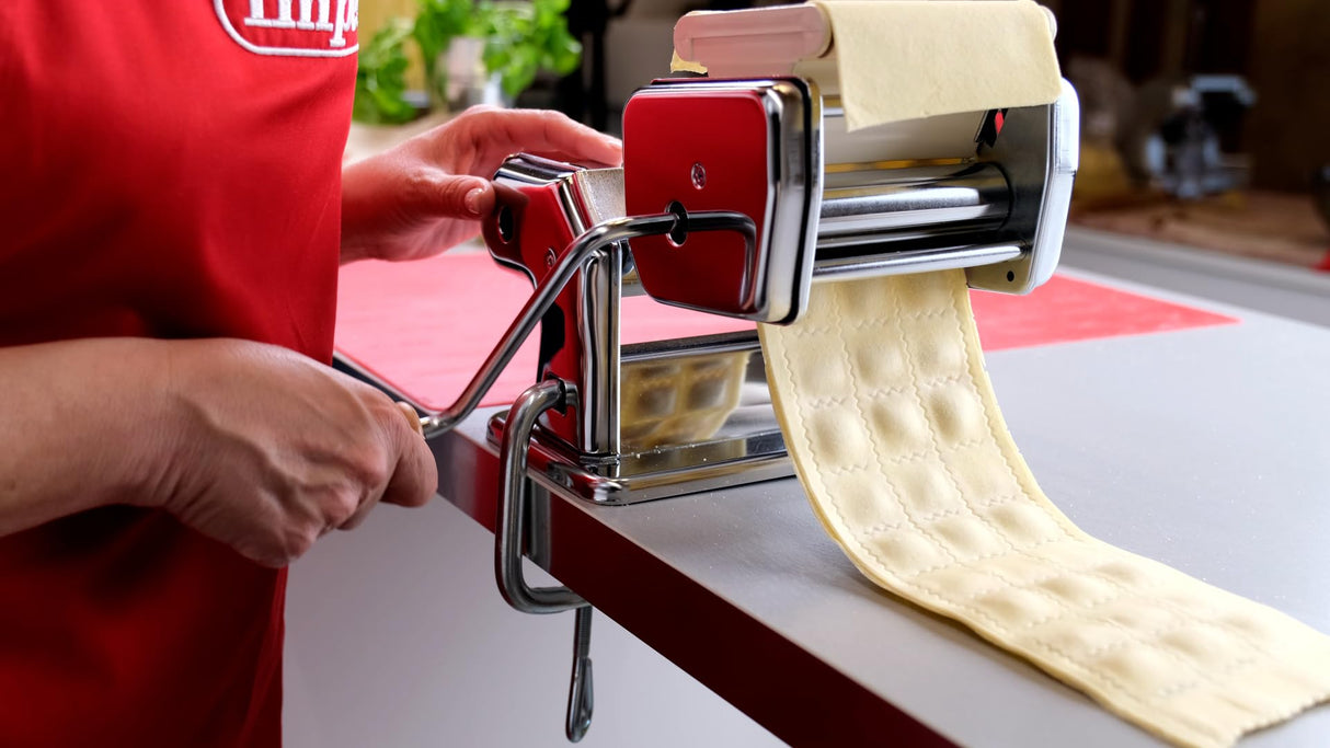 Imperia Raviolimaker Línea Clásica. Accesorio para raviolis made in Italy. Accesorio para máquina de pasta en acero. Accesorio de raviolis compatible con las máquinas de pasta Imperia. (Raviolimaker3)