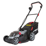 Sprint 2x18V (36V) Cortacésped con batería de litio, 440P18V, 44cm, Powered by Briggs & Stratton, hasta 640 m2, Incluyendo 2x5Ah Baterías y Doble Cargador, 5 años de Garantía
