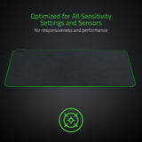Razer Goliathus Extended Chroma - Alfombrilla suave para juegos con iluminación RGB (soporte para cables, superficie de tela, borde cosido, optimizado para todos los ratones) Negro