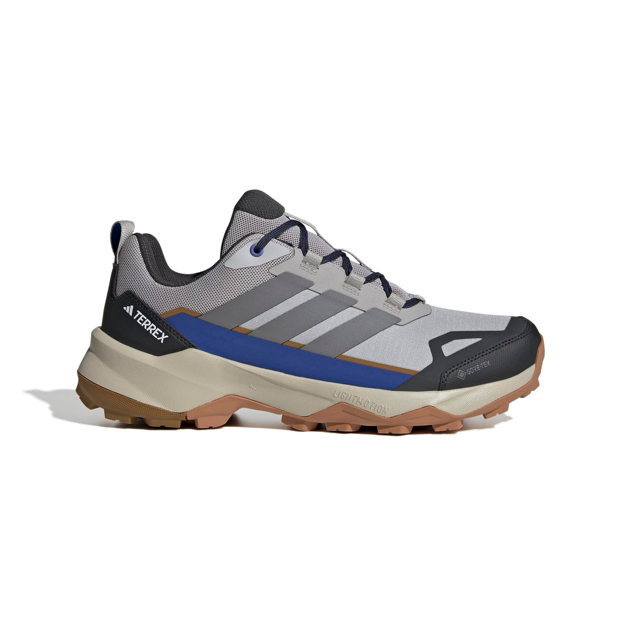 adidas Terrex Skychaser AX5 Gore-Tex Hiking Shoes, Zapatos de Senderismo Hombre, Grey Two/Grey Four/Semi Lucid Blue, 44 2/3 EU