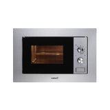 CATA 20 MC IX 20L 800W Acero Inoxidable-Microondas (Integrado, 20 L, 800 W, Giratorio, 100 W), 20 litros, Vidrio