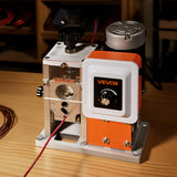 VEVOR Peladora de Cables Eléctrica, Motorizada y Automática con Cuchillas, Rodillos en Forma de V y Ventilador Diámetro de Cable Pelado Aplicable de 1,5-40 mm para Reciclaje de Chatarra de Cobre