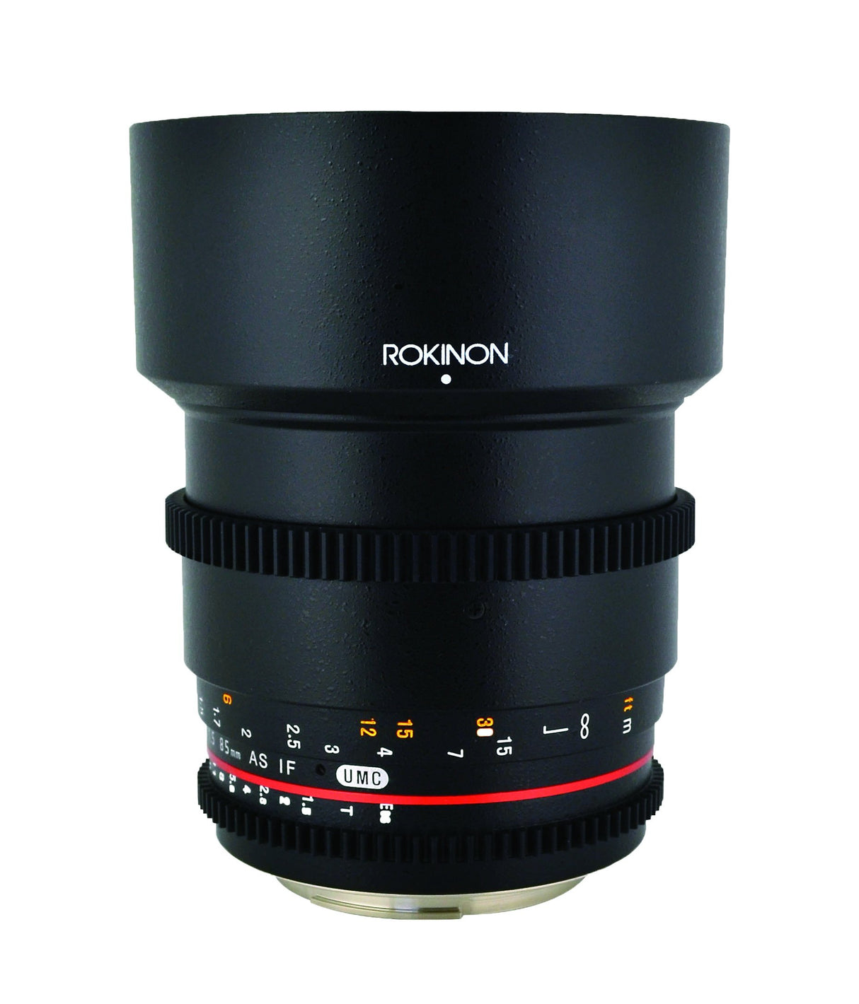 Rokinon Cine DS DS85M-C 85 mm T1.5 AS IF UMC Lente de Marco Completo Cine para Canon EF