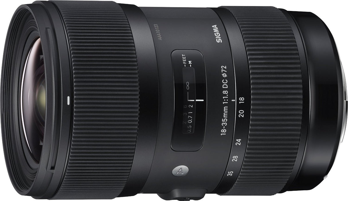 Sigma 18-35mm F1,8 DC HSM - Objetivo (IP Camera, 17/12, Estándar, 78 mm, 72 mm, 121 mm) para cámaras Sigma