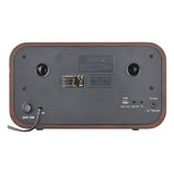 Albrecht DR790CD Radio Digital Dab+, 27790, multifunción, Incluye Reproductor de CD y Bluetooth, Carcasa de Madera en marrón Oscuro