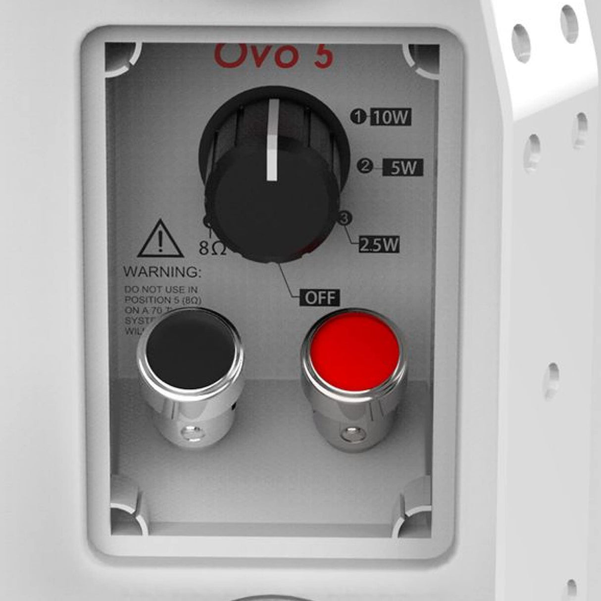 Audibax Ovo 5 White Pareja de Altavoces Pasivos Pared 5 Pulgadas 100v / 8 Ohm IP65