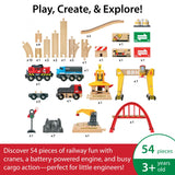 BRIO - Set Deluxe de Ferrocarril y Transporte de Carga, Ferrocarriles, Set de Construcción, Tren Juguete, Juguetes Niños 3 Años o más, Juegos Educativos 3 Años