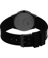 Timex Q - Reloj de 38 mm para hombre, color negro sintético, esfera negra de dos piezas, caja color bronce TW2V38200