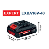 Set básico de alta potencia Bosch EXPERT 18V System EXBA18V-40 combinado con cargador rápido GAL 12V/18-80 (hasta 2000 W de potencia máxima)