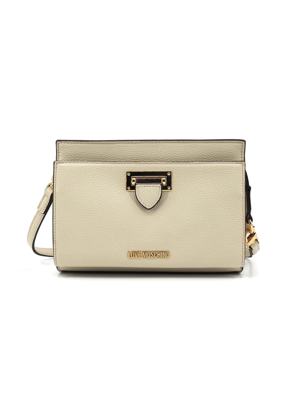 Love Moschino jc4115pp1i, Bolso de Hombro Mujer, Blanco, Talla única