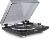 TechniSat TechniPlayer LP 200 - Tocadiscos (Tocadiscos de tracción por correa, Negro, Plata, Aluminio, 45 RPM, 0,25%, 3,6 kg)