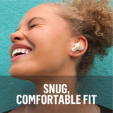 Marley Rebel Earbuds - Funciones de Audio inalámbricas, Recargables y Control táctil, 30 Horas de Tiempo de Reproducción con Estuche Elegante y portátil, Cream