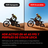 Insta360 Ace Pro 2 Paquete Estándar - Cámara de acción 8K Impermeable co-diseñada con Leica, Sensor de 1/1,3", Dual Chip IA, excelente en Baja luz, Audio Superior, Pantalla abatible y edición por IA