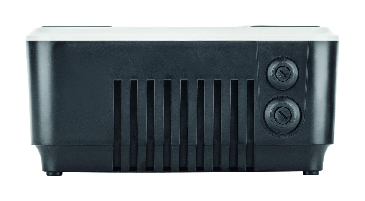 SAI Keor multiplug, 310082 de Legrand, line interactive con 6 bases Schuko y protección integrada 800VA 480W y autonomía de 10 a 15 minutos, blanco/negro