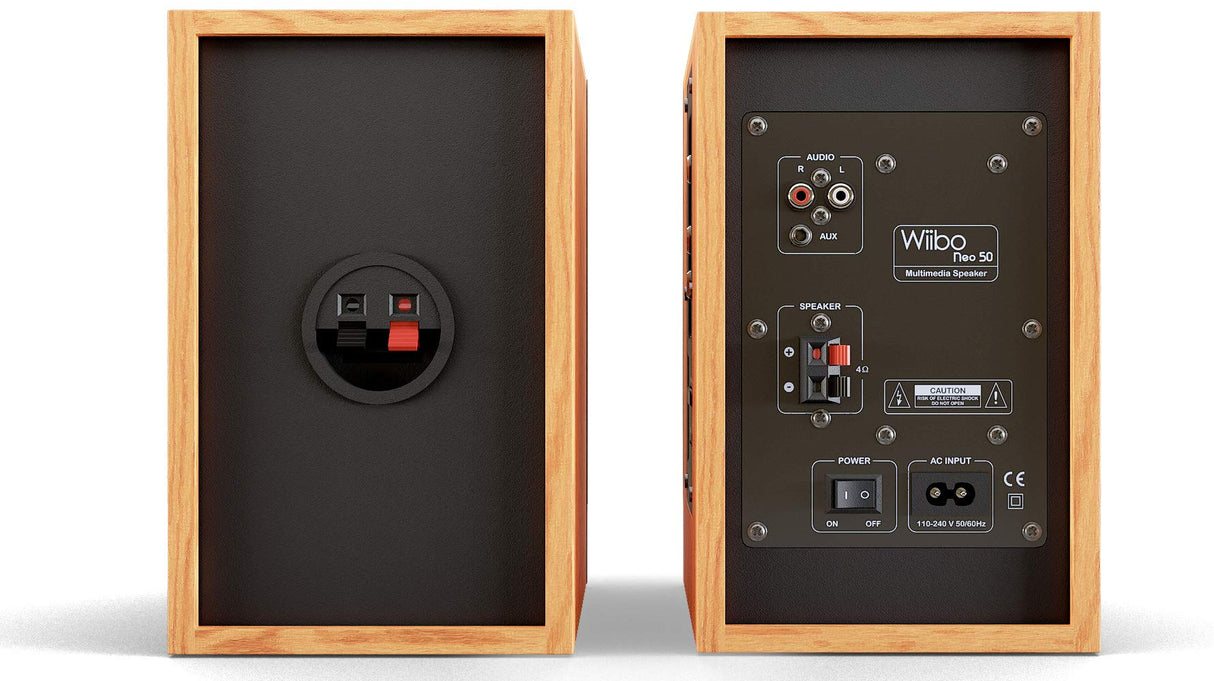 Wiibo Neo 50 Altavoces Estantería Bluetooth Activos 50W. Pareja