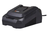 FERM Taladro inalámbrico industrial, FI20 V, 50 Nm, motor de 4 pines, incluye 2 baterías de 2,0 Ah y maletín de almacenamiento
