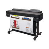 HP DesignJet T650 de 91 cm (5HB10D), Impresora de Gran Formato, Plotter, Estándar A4-A0, 82 Impresiones A1/h, Wi-Fi, Ethernet, USB, 2400x1200 dpi, Metal Reciclado, Garantía de 2 Años, HP Click, Negro