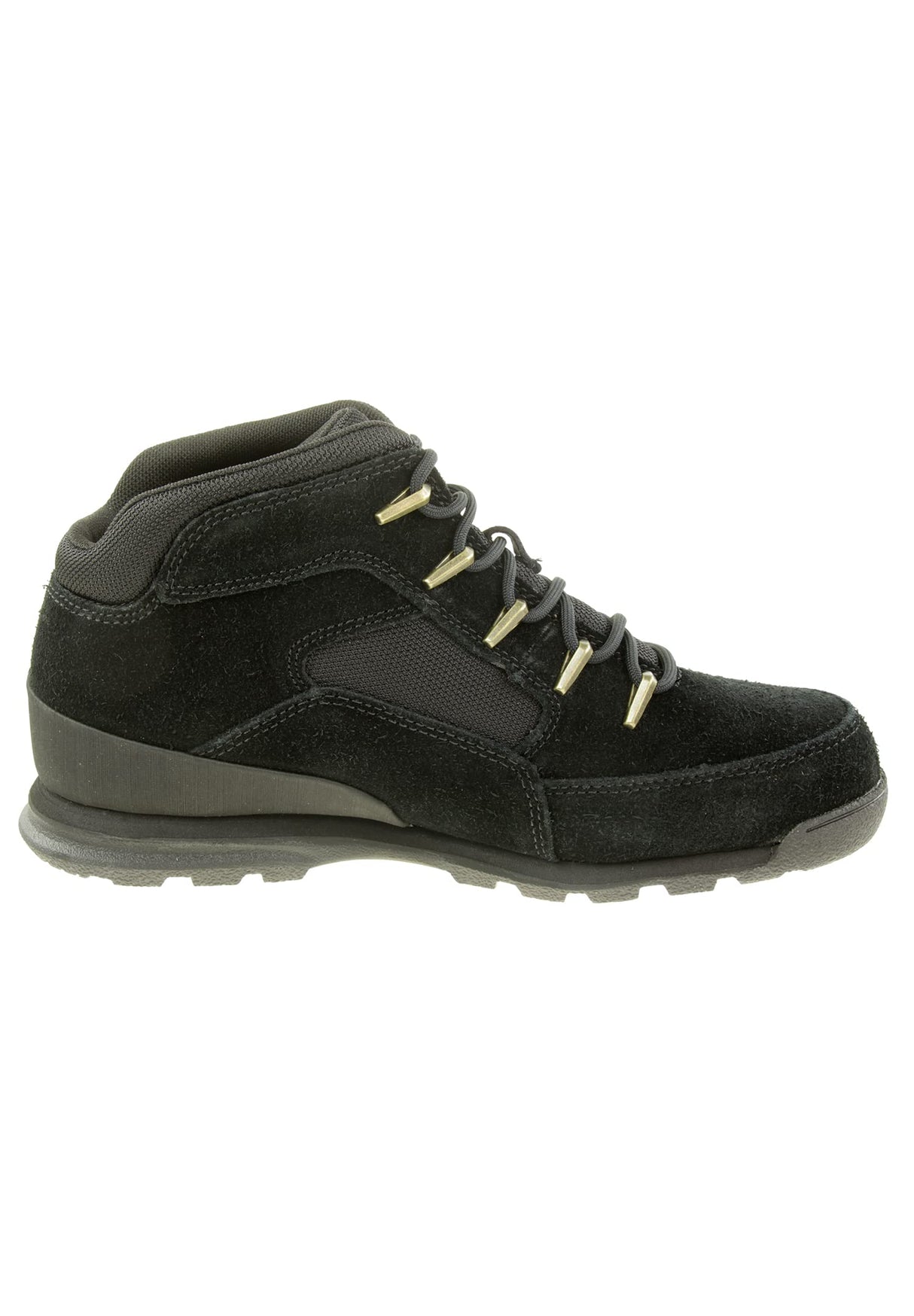 Timberland Euro Rock Heritage L/F Basic Botas de Moda para Hombre, Negro (Black Suede), 43.5 EU