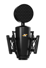 NEAT King Bee II Micrófono de Condensador de diafragma Grande con patrón Polar cardioide, Montura antivibratoria, Filtro antipop y Salida XLR pensado para grabación de Voz