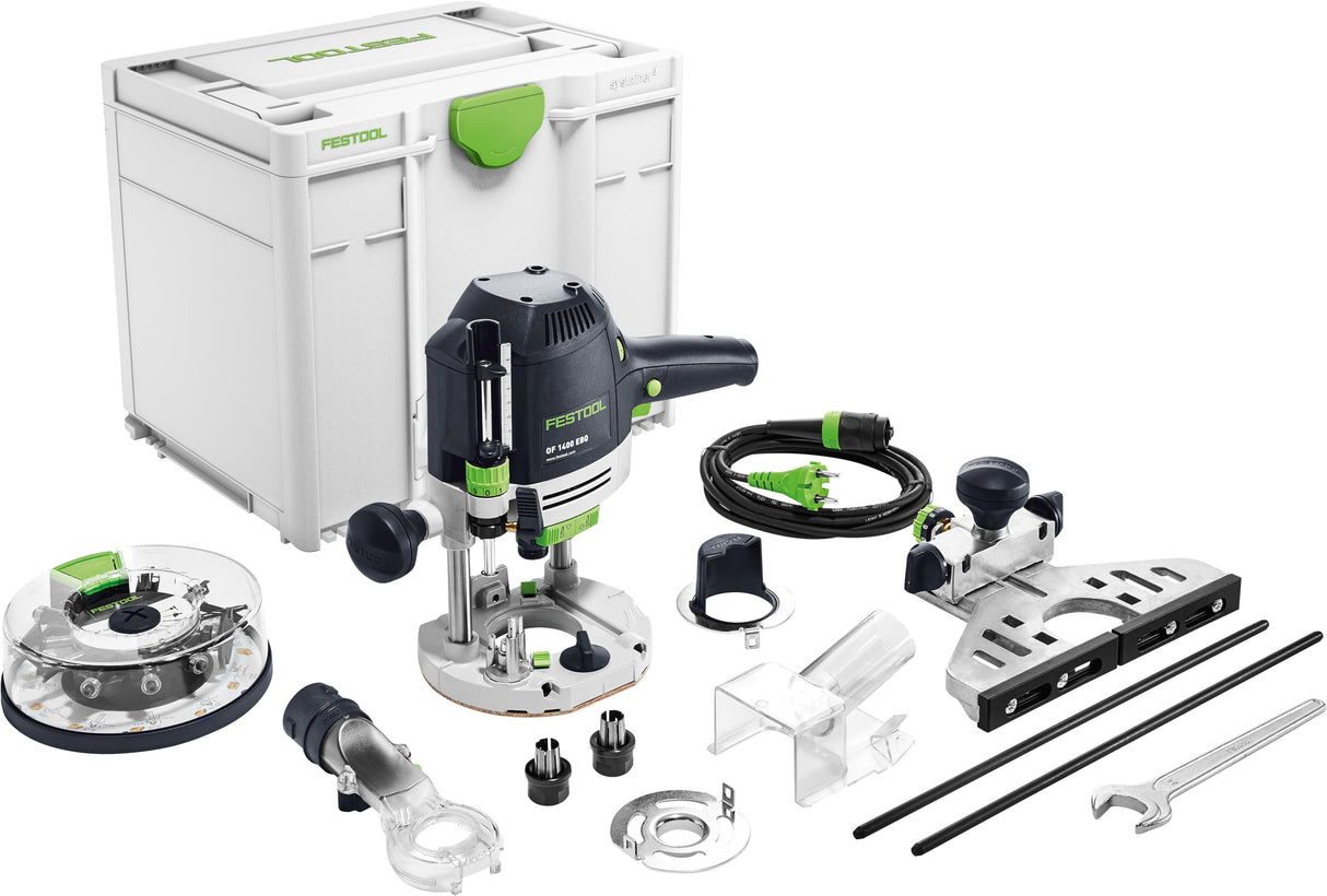 Festool Fresadora OF 1400 EBQ-Plus + Box-OF-S