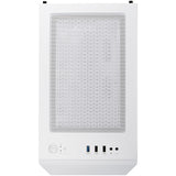 Silverstone Fara H1M Pro, Blanco, Chasis Gaming Micro-ATX Elegante y Diferente con iluminación ARGB, SST-FAH1MW-PRO