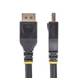 StarTech.com Cable de 10m DisplayPort 1.4 Activo Certificado por VESA - Cable DisplayPort DP8K con HBR3 - HDR10 - MST - DSC 1.2 - HDCP 2.2-8K 60Hz - 4K 120Hz - Cable DP 1.4 (DP14A-10M-DP-CABLE)
