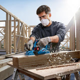 Bosch Professional 18V System cepillo a batería GHO 18V-26 (Brushless, incl. bolsa para polvo, tope paralelo, 1 cuchilla Wood Razor, sin baterías ni cargador, en L-BOXX)