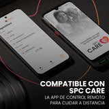 SPC Zeus 2 Pro - Smartphone para Mayores Compatible con App para Control y ubicación remota | Modo fácil, Botones físicos, Iconos XXL | 6,1”, Dos cámaras, 128GB | Base de Carga, botón SOS